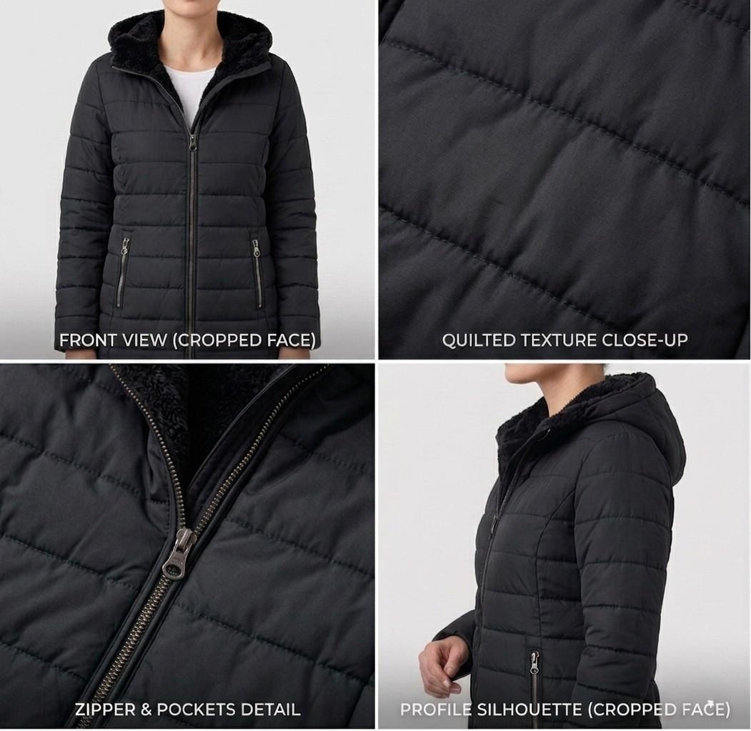 OLIVIA | Winter coat with quilted shell - Liora Melbourne
