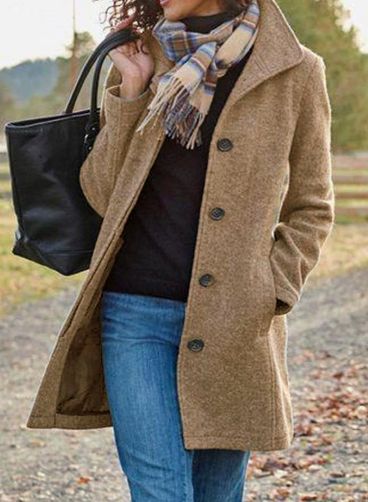ADRIANA | Coat with wrap silhouette - Liora Melbourne