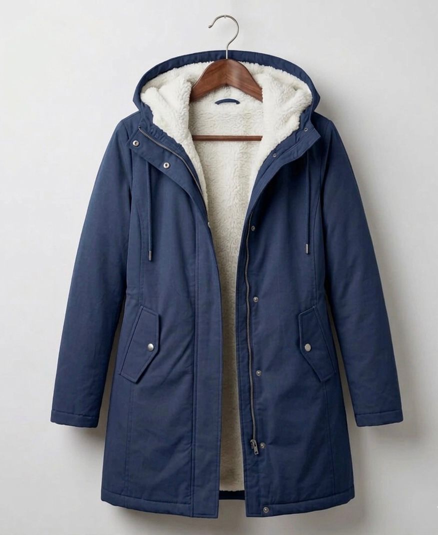 AMÉLIE | Long parka with fleece lining - Liora Melbourne
