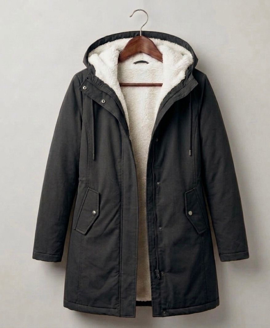 AMÉLIE | Long parka with fleece lining - Liora Melbourne