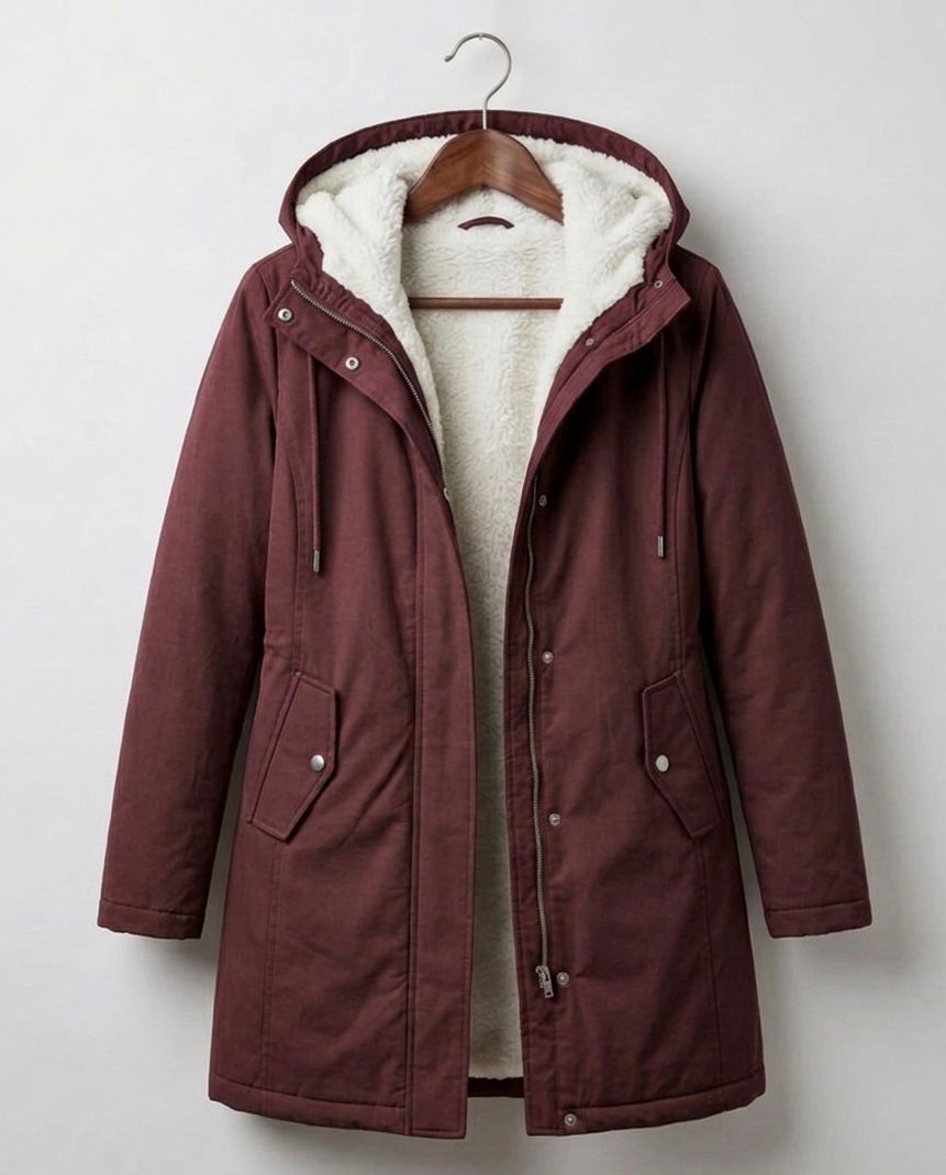 AMÉLIE | Long parka with fleece lining - Liora Melbourne