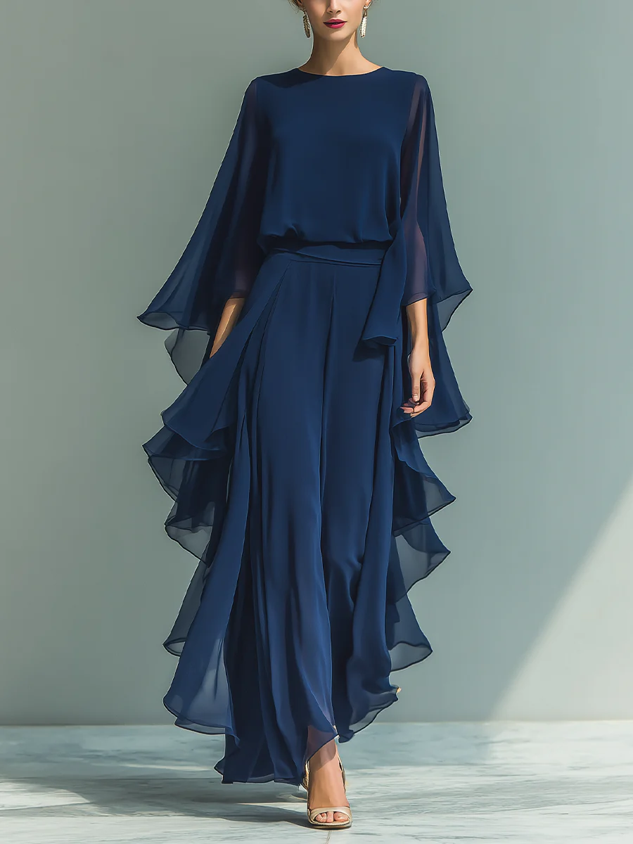 MICHAELA | Set with flared sleeves - Liora Melbourne