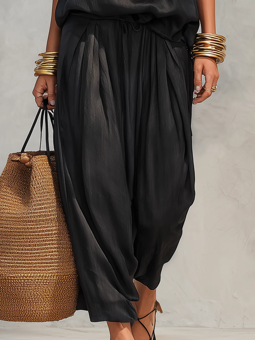 DEMETRIA | Set with wide-leg trousers - Liora Melbourne