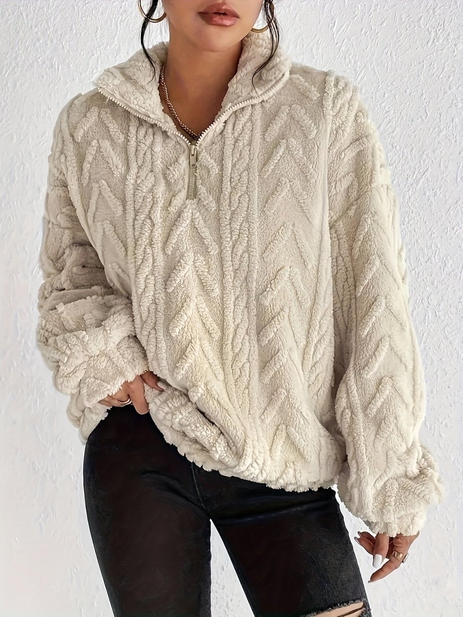 ALEXIS | Fleece jumper with relaxed fit - Liora Melbourne