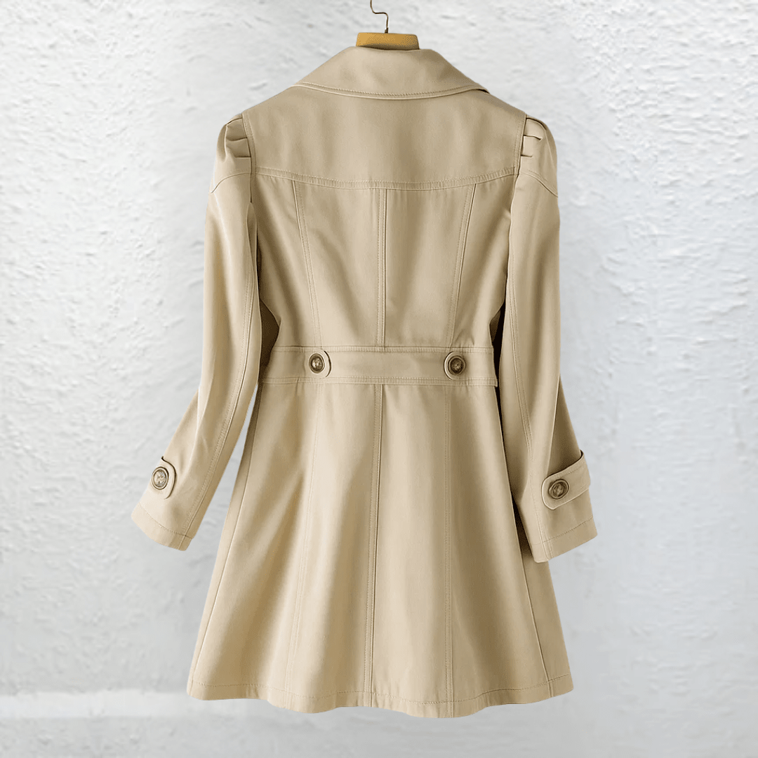KATHERINE | Trench coat with tie belt - Liora Melbourne