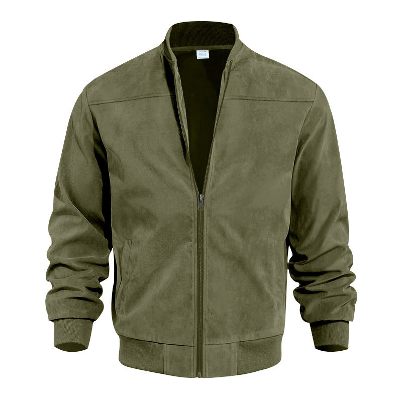 AARON | Bomber jacket with ribbed trim - Liora Melbourne