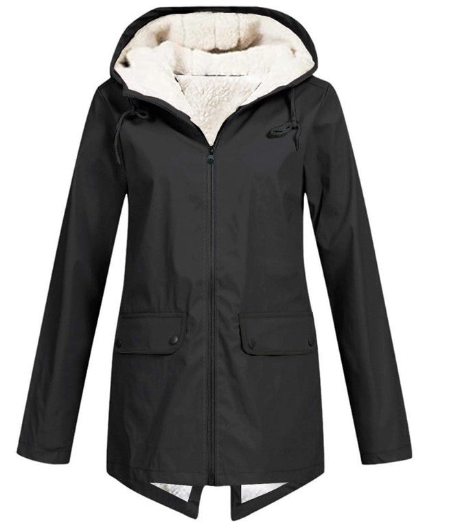 GRACE | Hooded jacket with fleece lining - Liora Melbourne