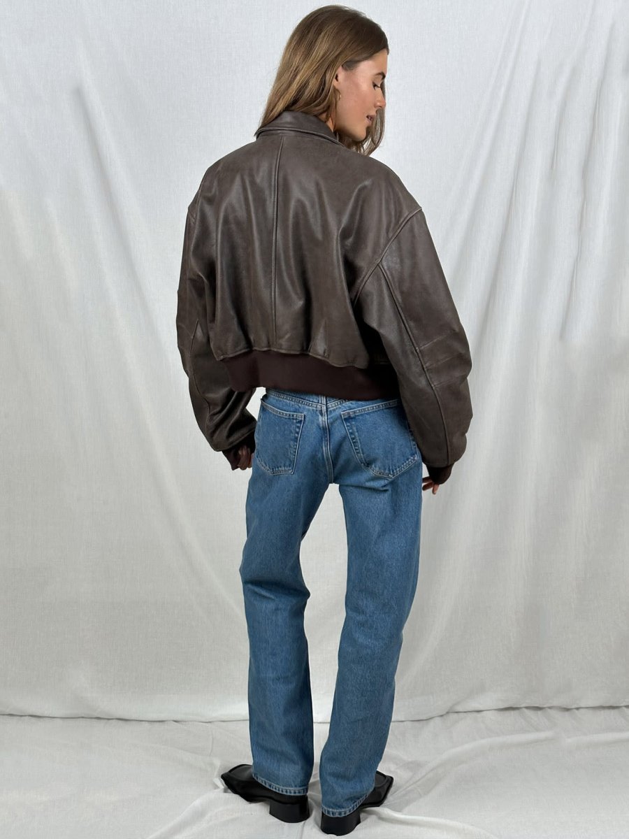 LALUNA | Cropped jacket with zip fastening - Liora Melbourne