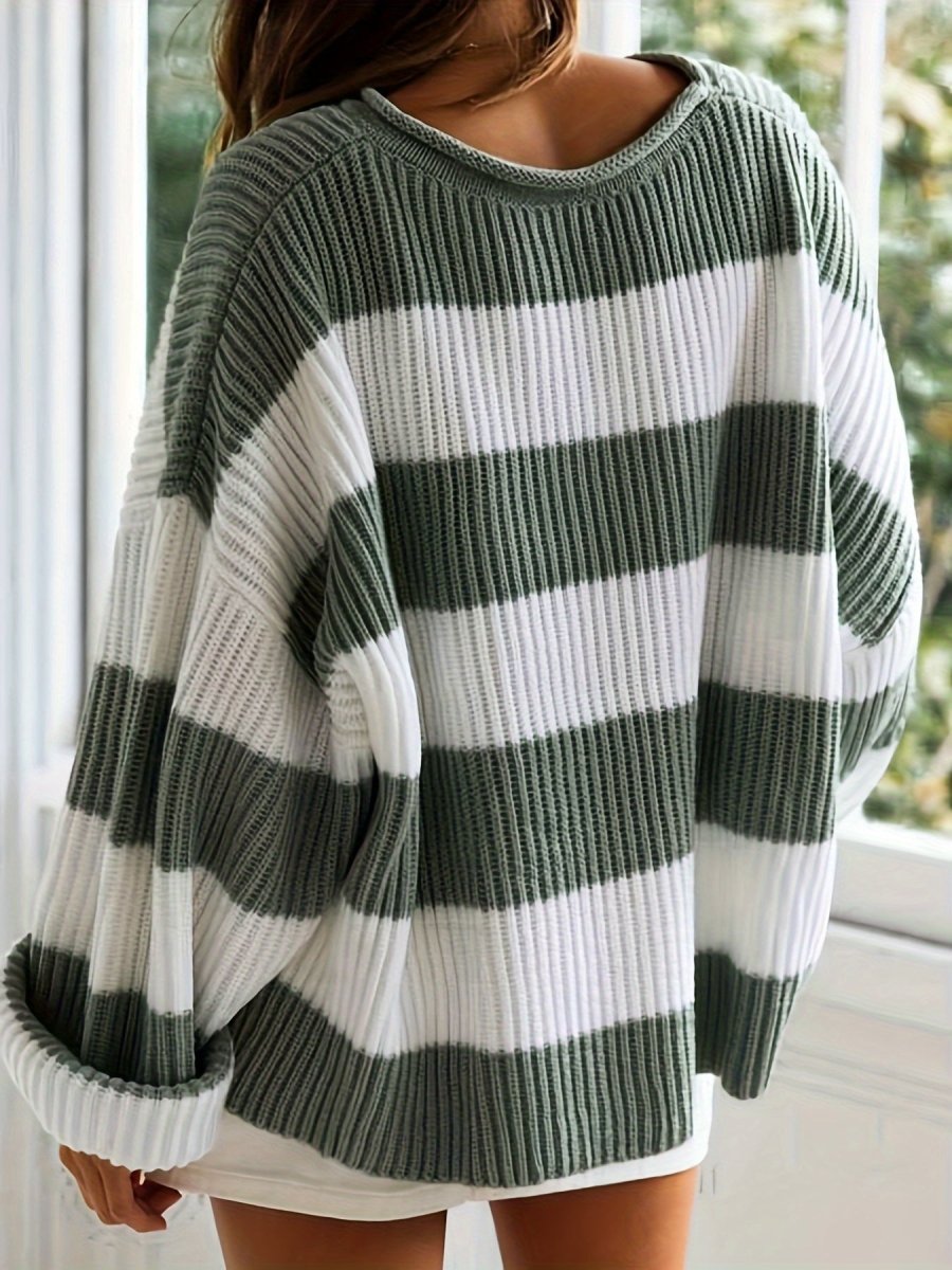 LARA | Jumper with stripe detail - Liora Melbourne