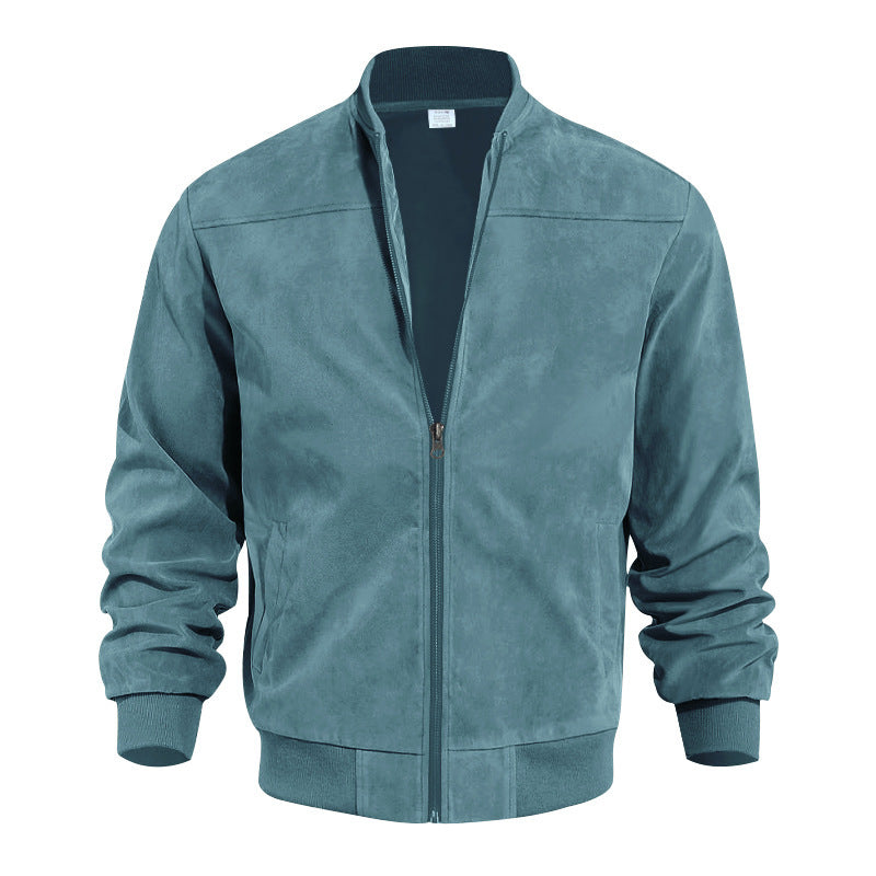 AARON | Bomber jacket with ribbed trim - Liora Melbourne