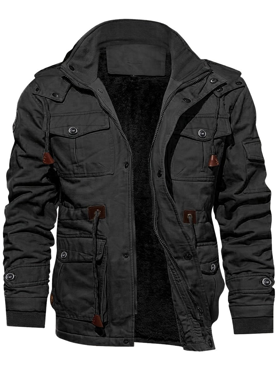 EVAN | Long men's coat with hood - Liora Melbourne