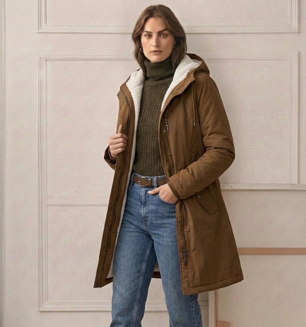 LEAH | Waterproof parka with fleece lining - Liora Melbourne
