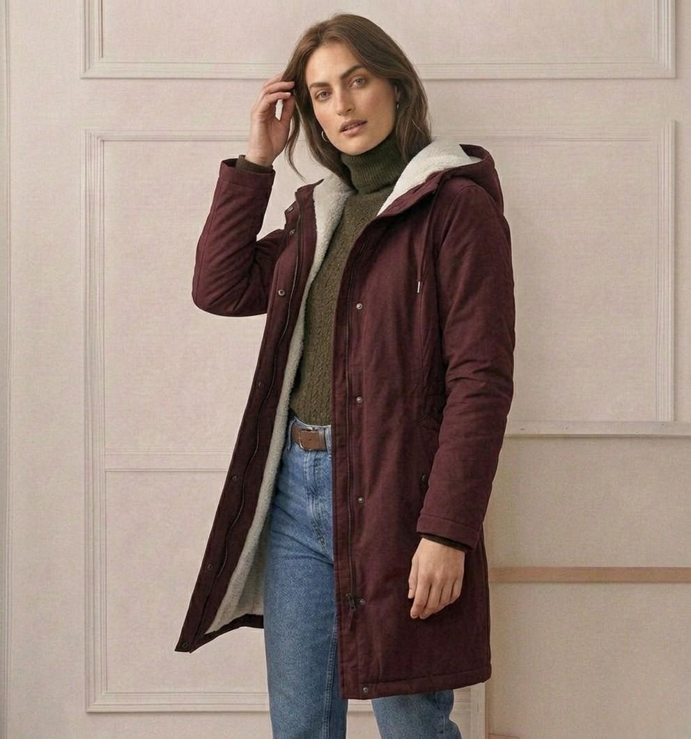LEAH | Waterproof parka with fleece lining - Liora Melbourne