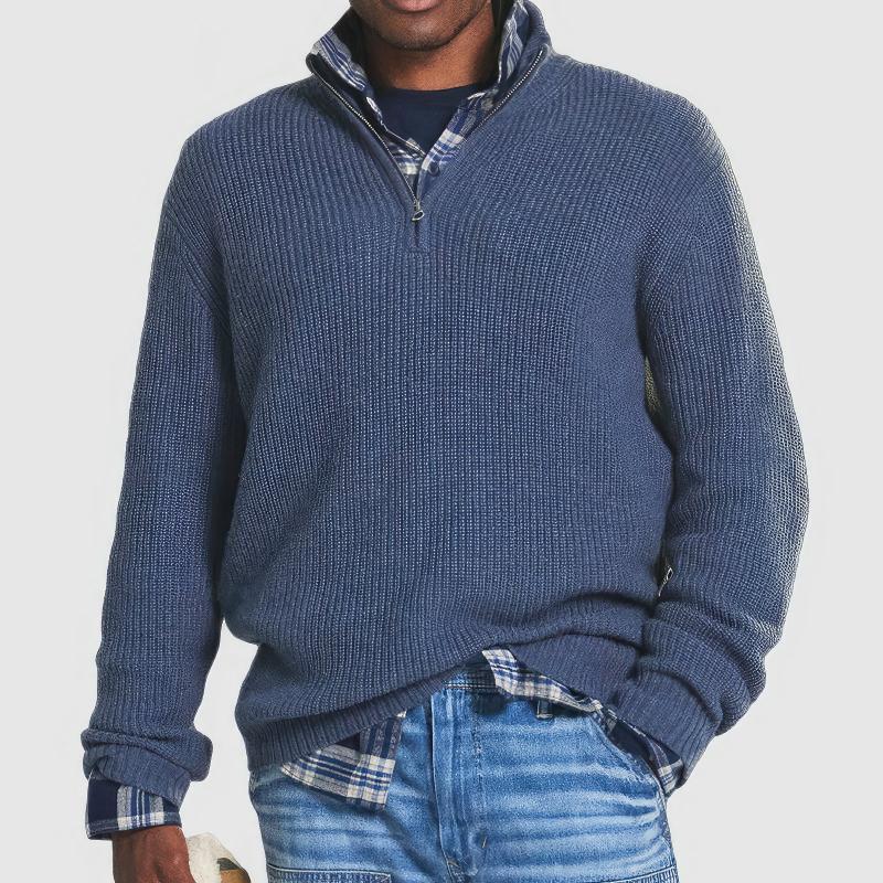 JAMES | Knitted jumper with zip