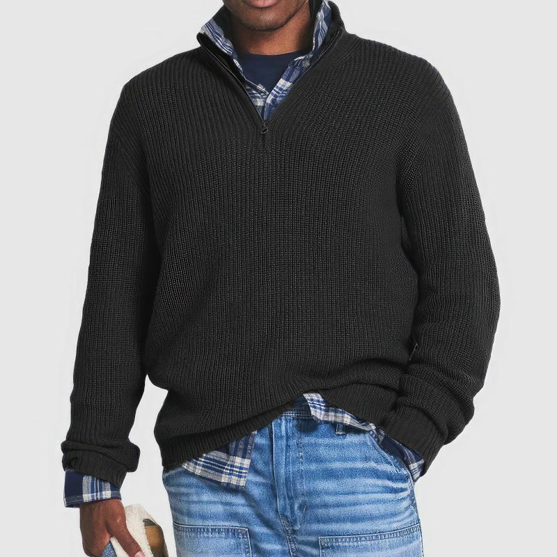 JAMES | Knitted jumper with zip