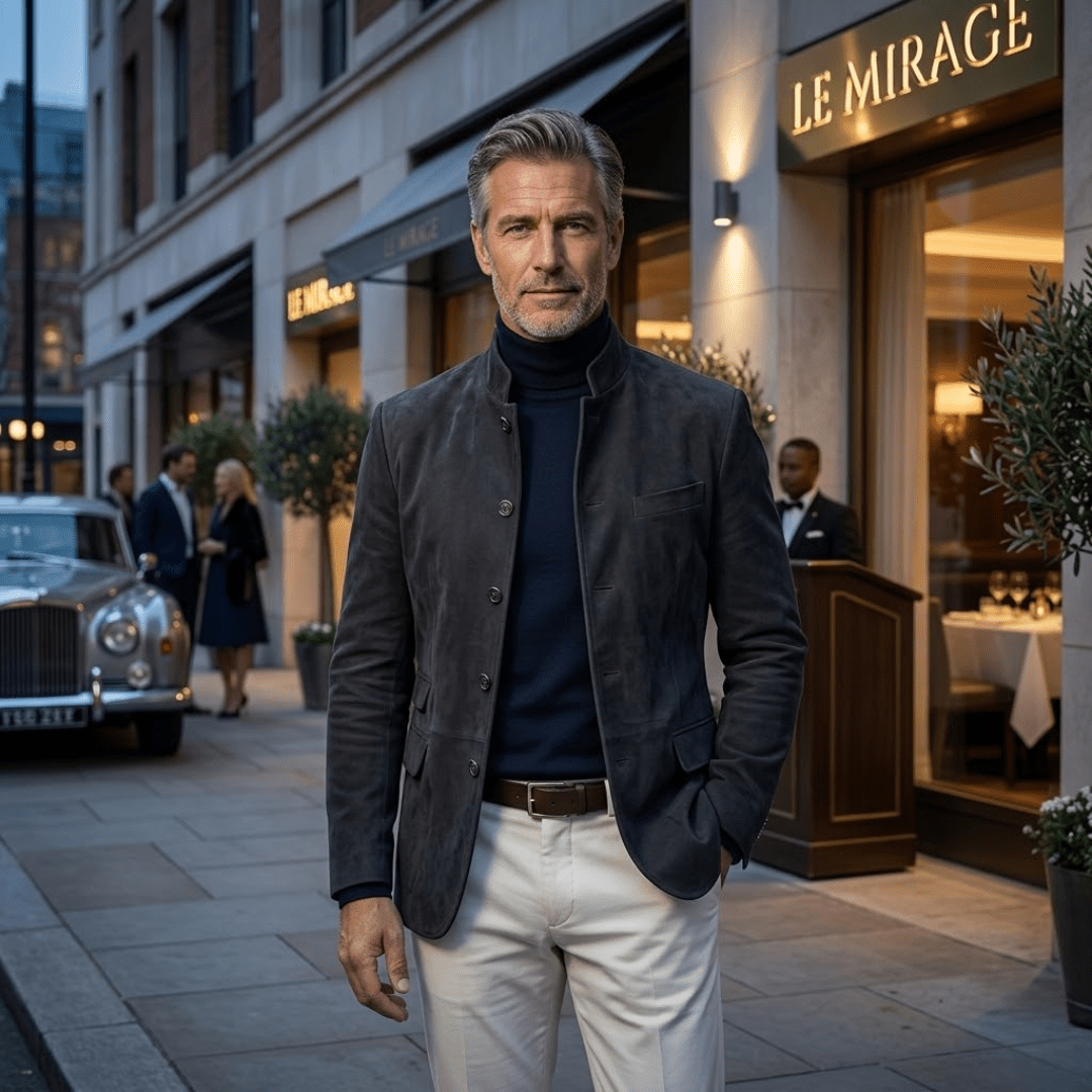 SILAS | Tailored blazer with notched lapel - Liora Melbourne