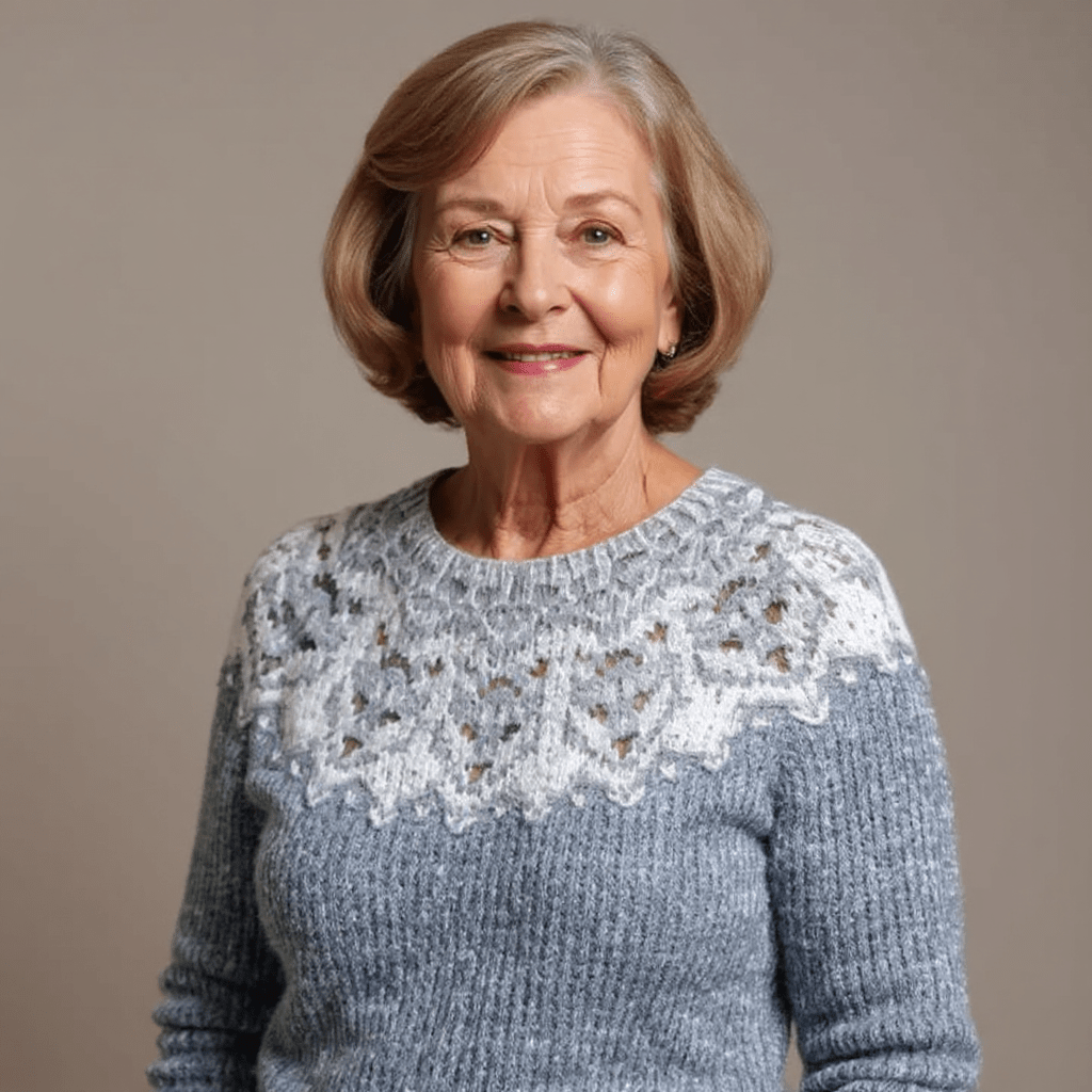 ATHENA | Icelandic knit jumper with patterned design - Liora Melbourne