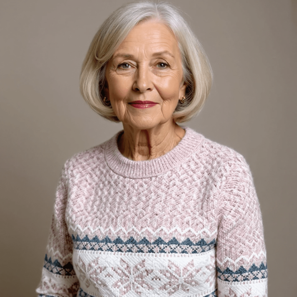 MELANIE | Icelandic knit jumper with patterned design - Liora Melbourne