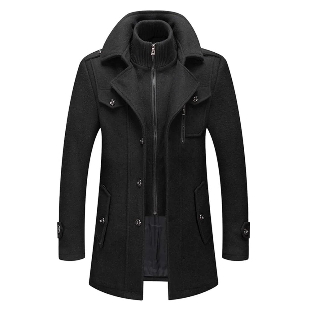 ARTHUR | Winter coat with button-zip closure - Liora Melbourne