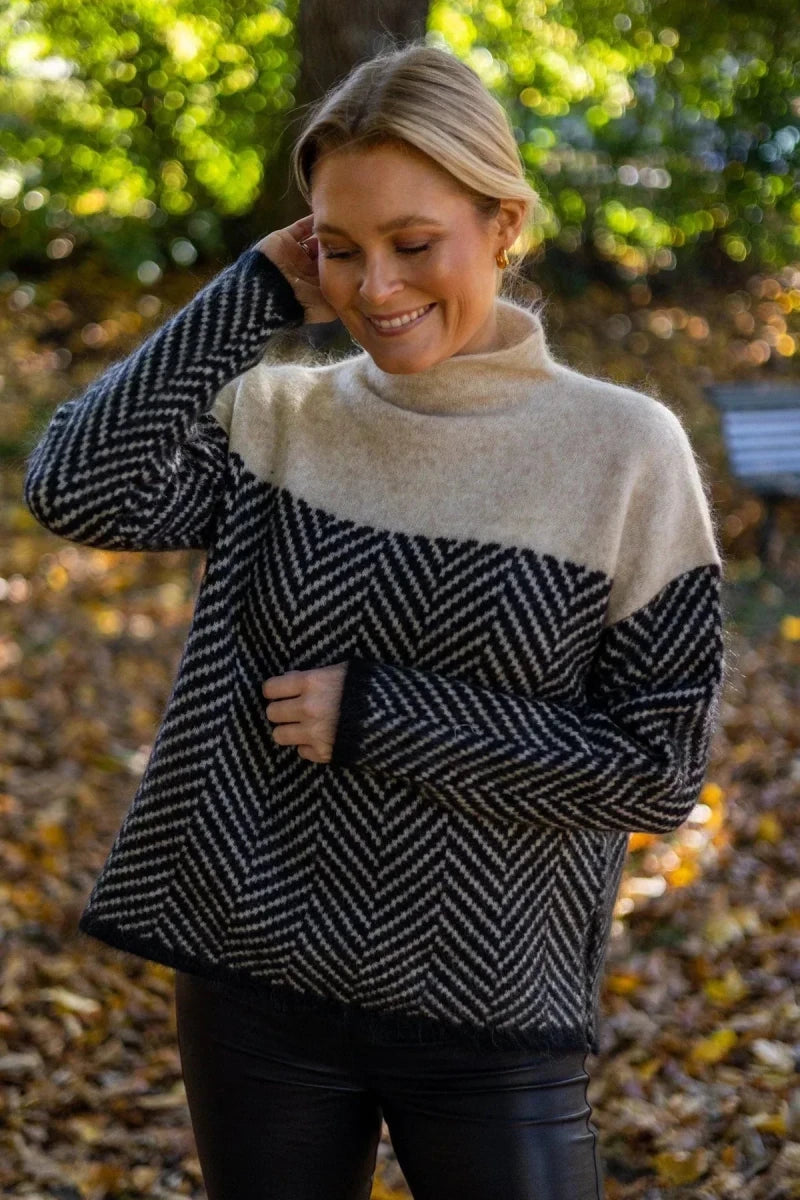 LALUNA | Soft-knit roll-neck jumper - Liora Melbourne