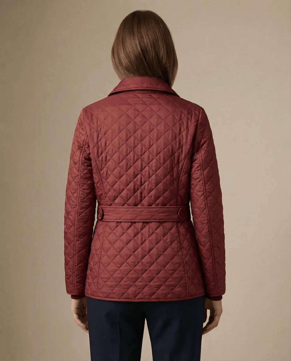 GRACE | Quilted jacket with button-up front - Liora Melbourne