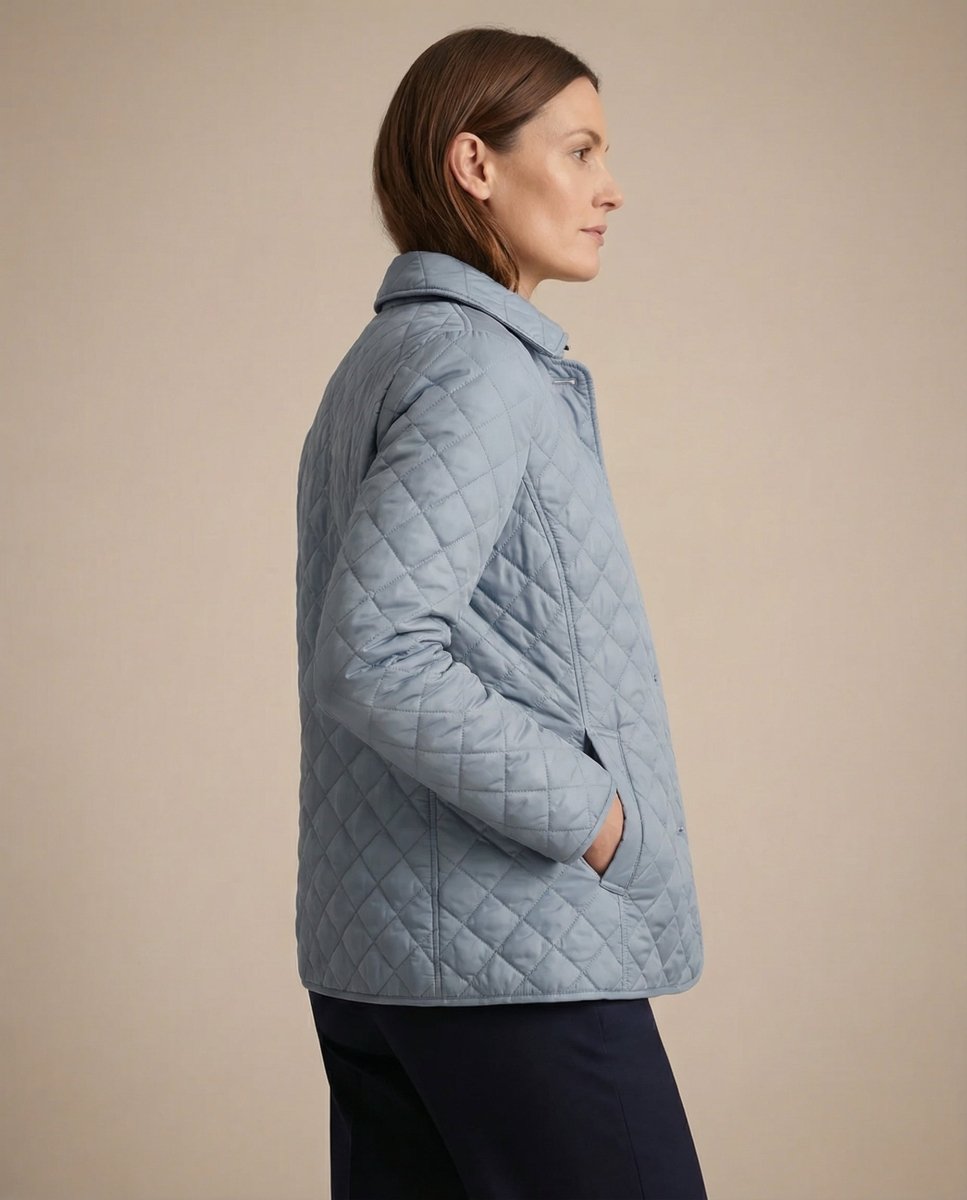 GRACE | Quilted jacket with button-up front - Liora Melbourne