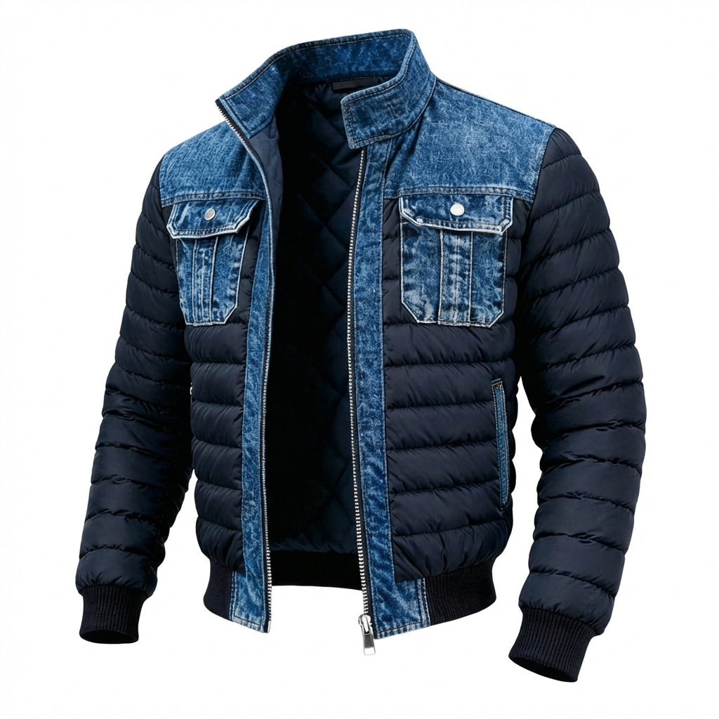 DYLAN | Denim jacket with quilted lining - Liora Melbourne