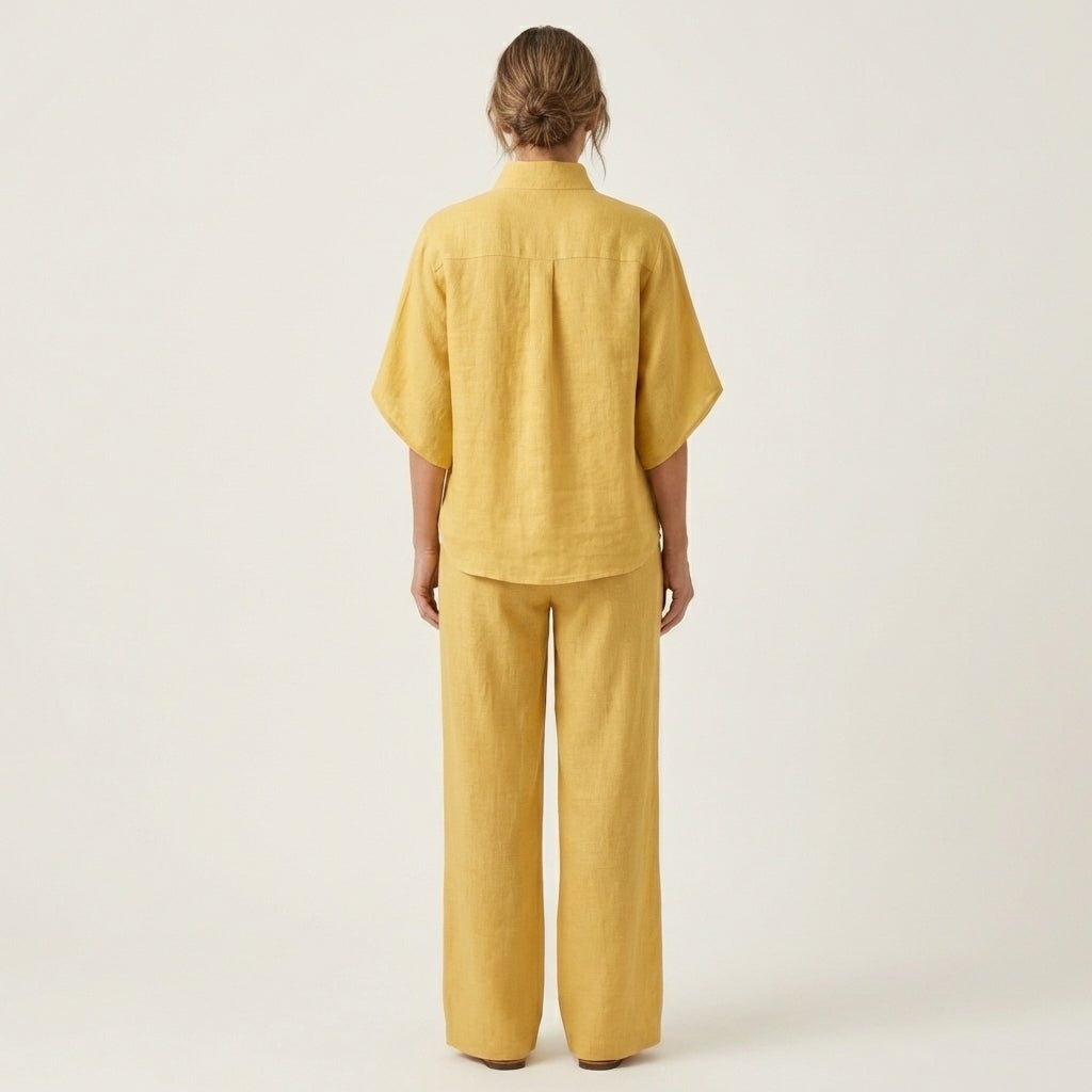 ZERAH | Two-piece set with wide-leg trousers - Liora Melbourne