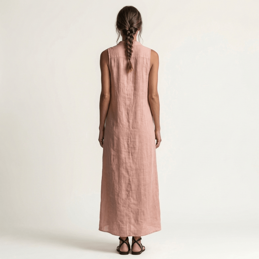 MIRABELL | Maxi dress with hooded collar - Liora Melbourne