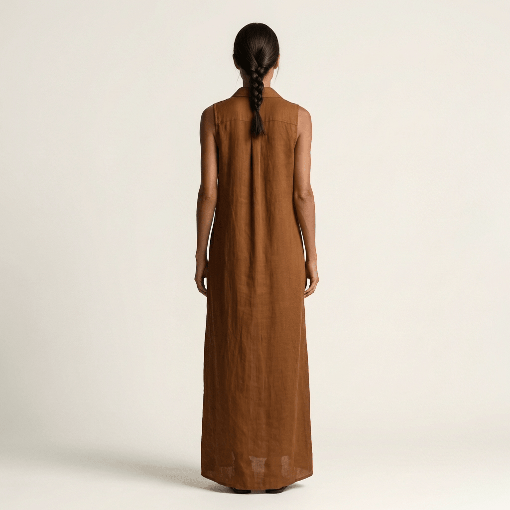 MIRABELL | Maxi dress with hooded collar - Liora Melbourne