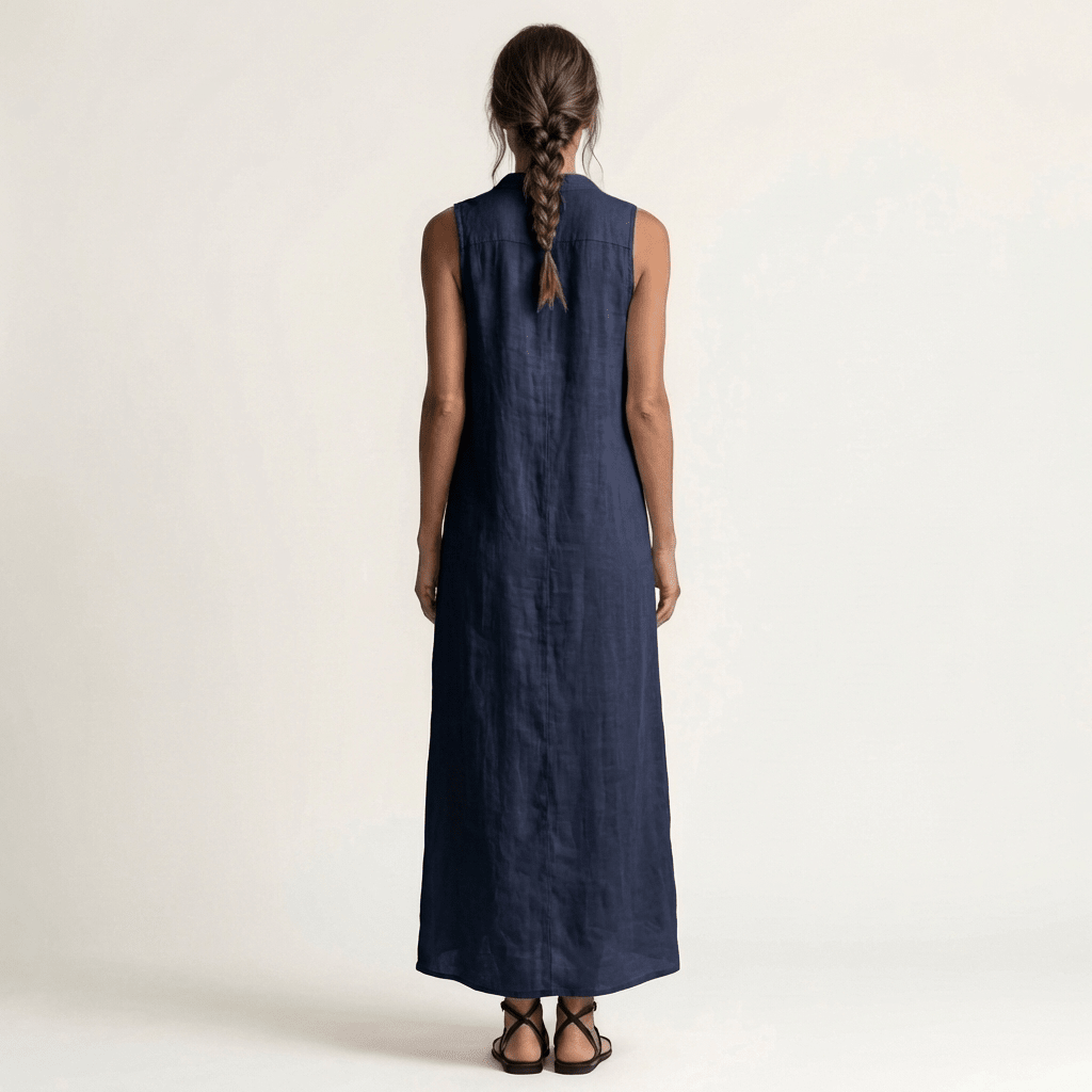 MIRABELL | Maxi dress with hooded collar - Liora Melbourne