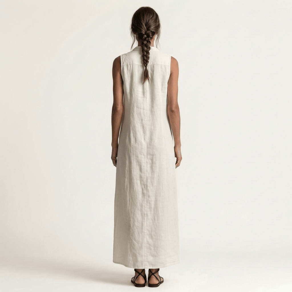 MIRABELL | Maxi dress with hooded collar - Liora Melbourne