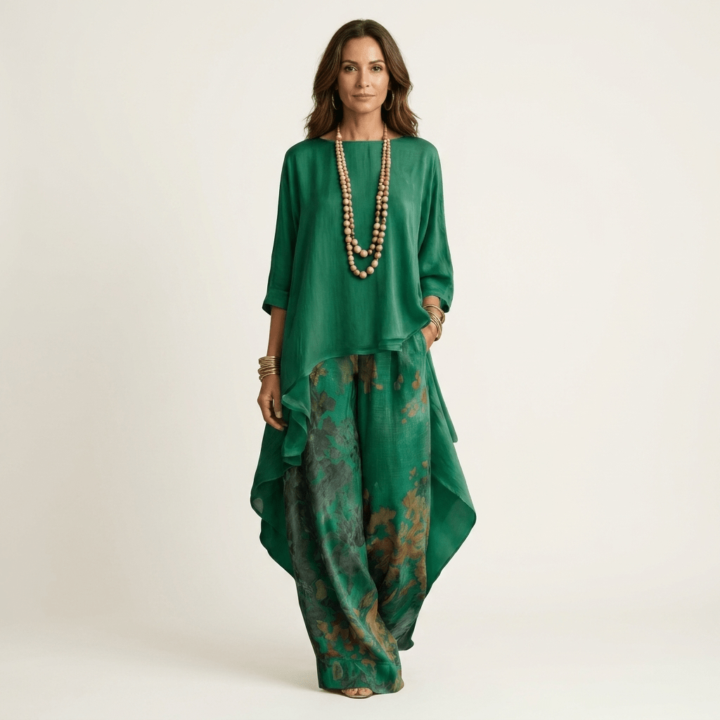 CARIOLA | Set with printed pants - Liora Melbourne