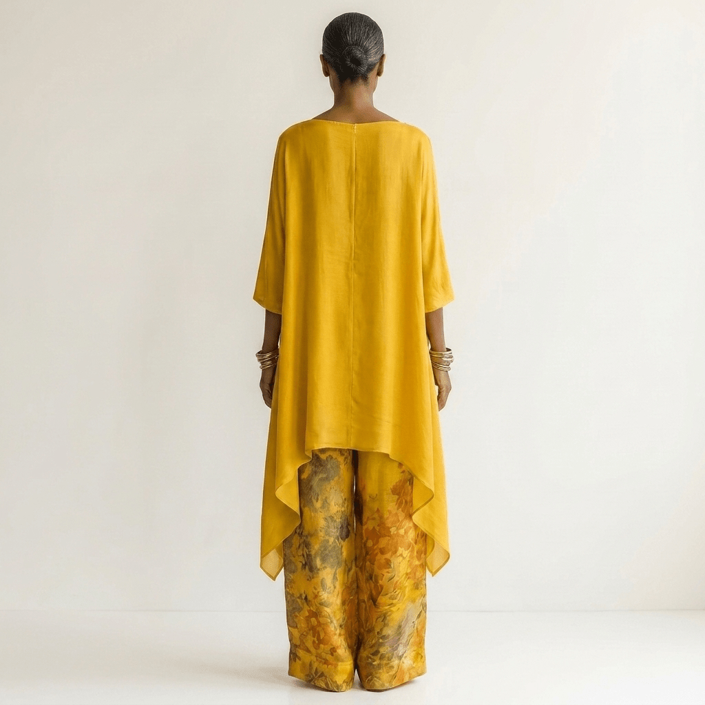 CARIOLA | Set with printed wide-leg trousers - Liora Melbourne