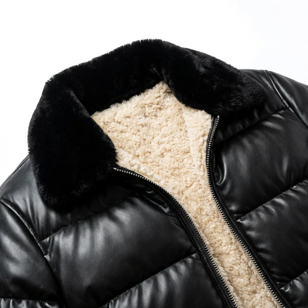BEAU | Quilted jacket with high collar - Liora Melbourne