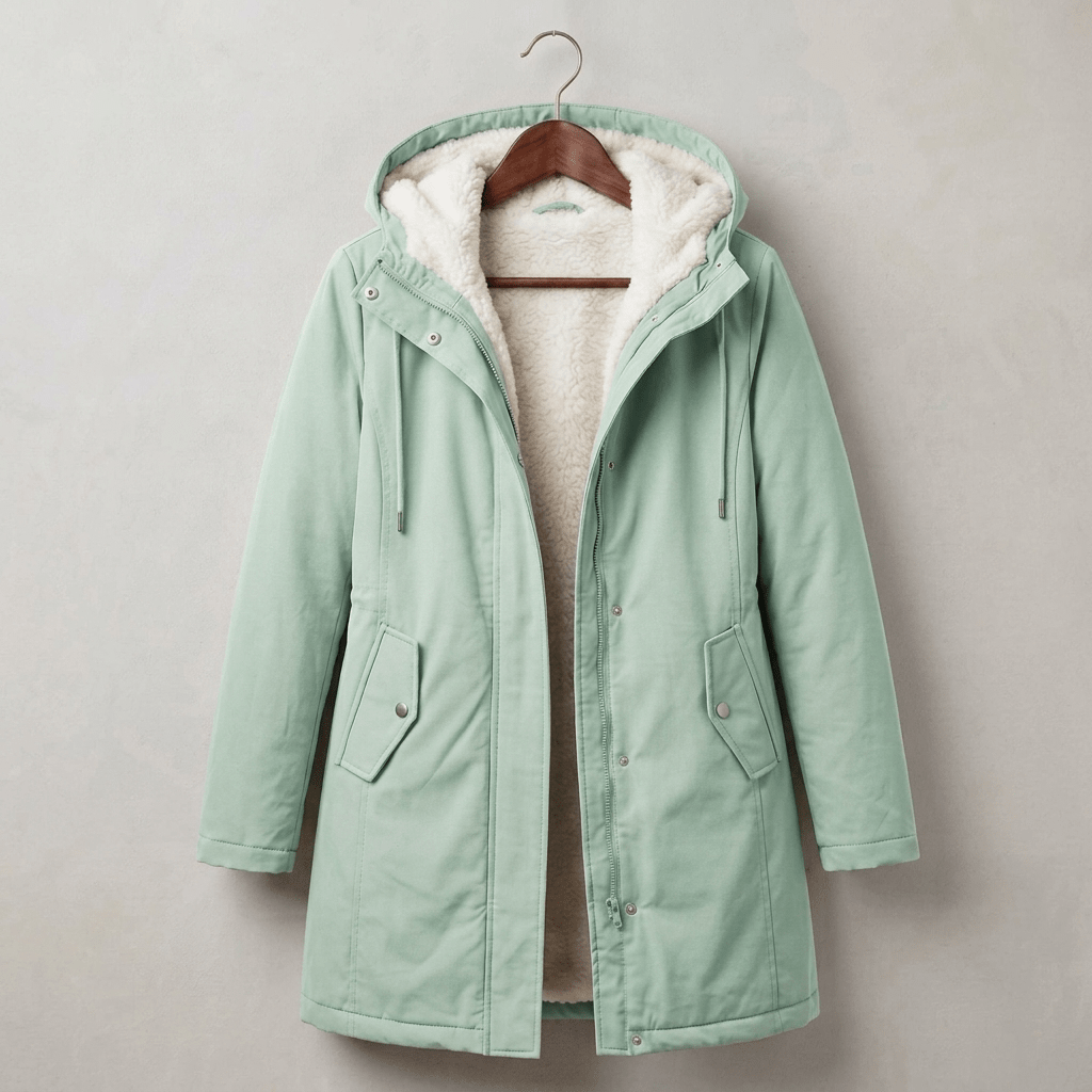 AMÉLIE | Long parka with fleece lining - Liora Melbourne