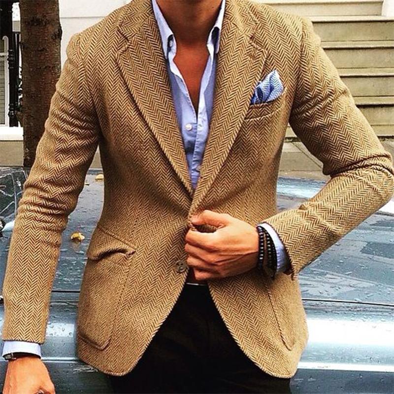 THEO | Blazer with herringbone pattern - Liora Melbourne