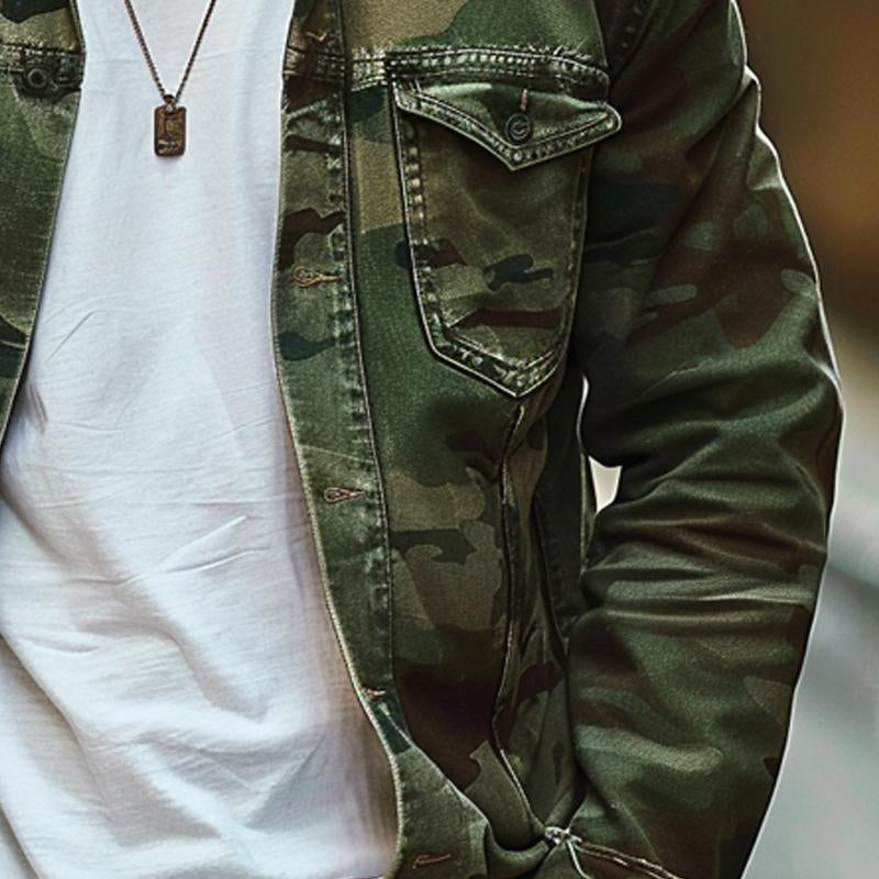 HUNTER | Jacket with camouflage print - Liora Melbourne