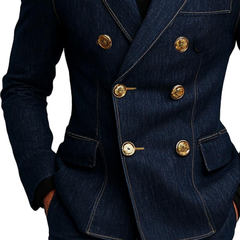 NOAH | Blazer with double-breasted design - Liora Melbourne