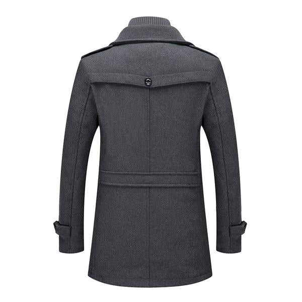GEORGE | Coat with double collar - Liora Melbourne