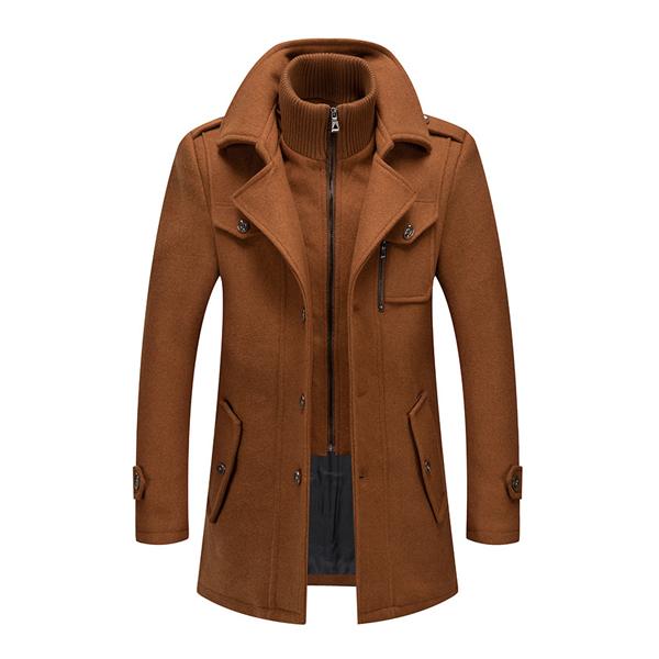 GEORGE | Coat with double collar - Liora Melbourne