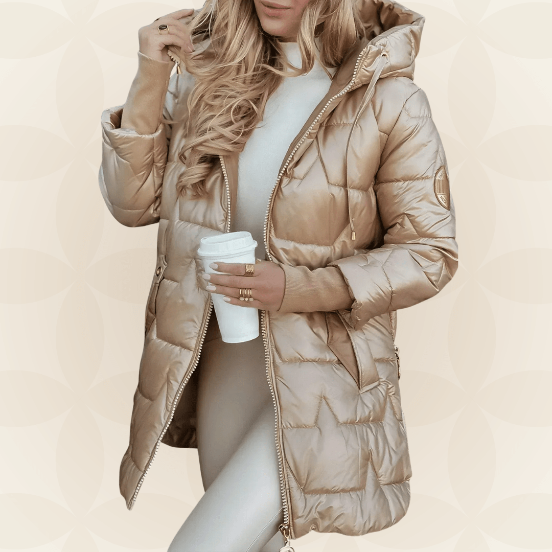AVERY | Hooded winter jacket with pockets - Liora Melbourne