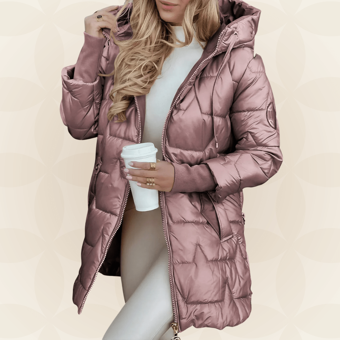 AVERY | Hooded winter jacket with pockets - Liora Melbourne