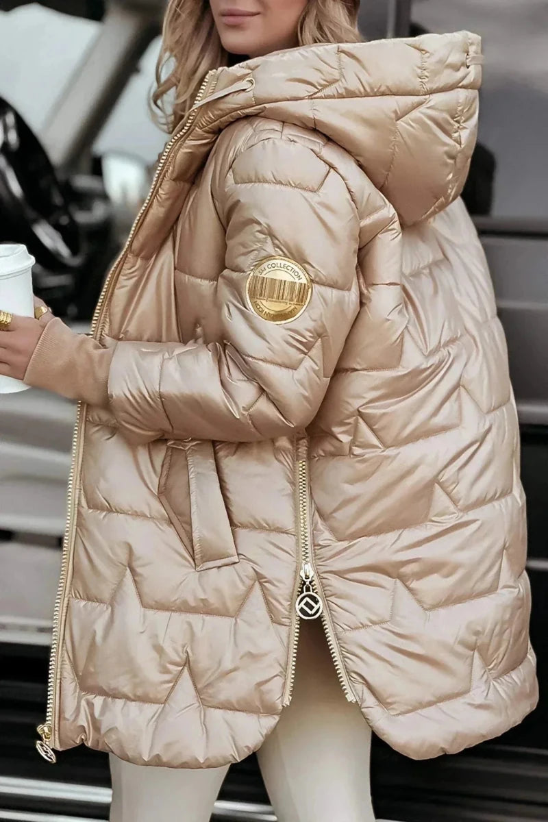AVERY | Hooded winter jacket with pockets - Liora Melbourne