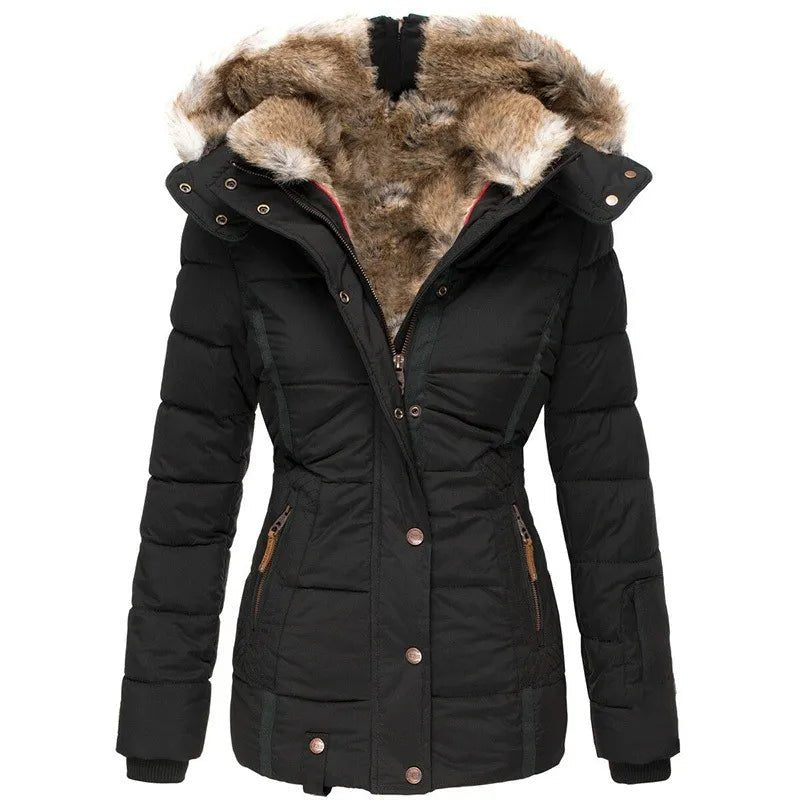 SUZIE | Winter coat with fur lining - Liora Melbourne
