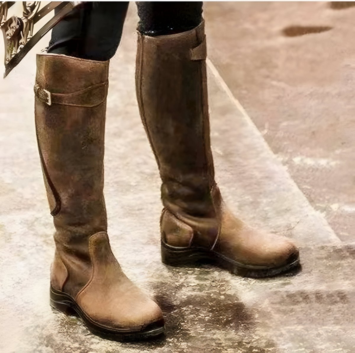 RIRI | Leather boots with orthopedic support - Liora Melbourne