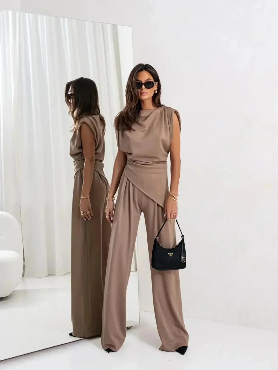 DIANN | Set with wide-leg trousers - Liora Melbourne