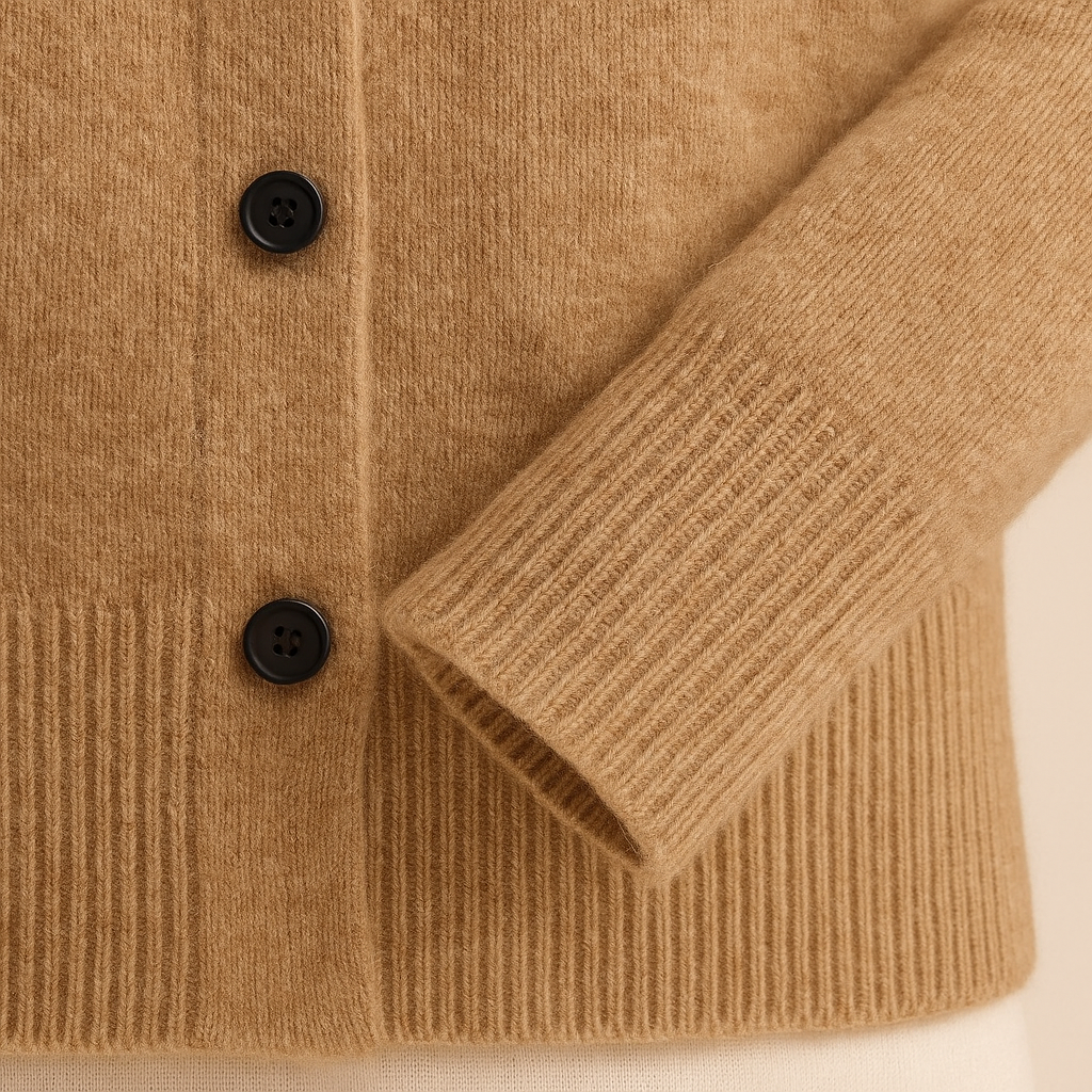 MIA | Button-front cardigan with ribbed trim