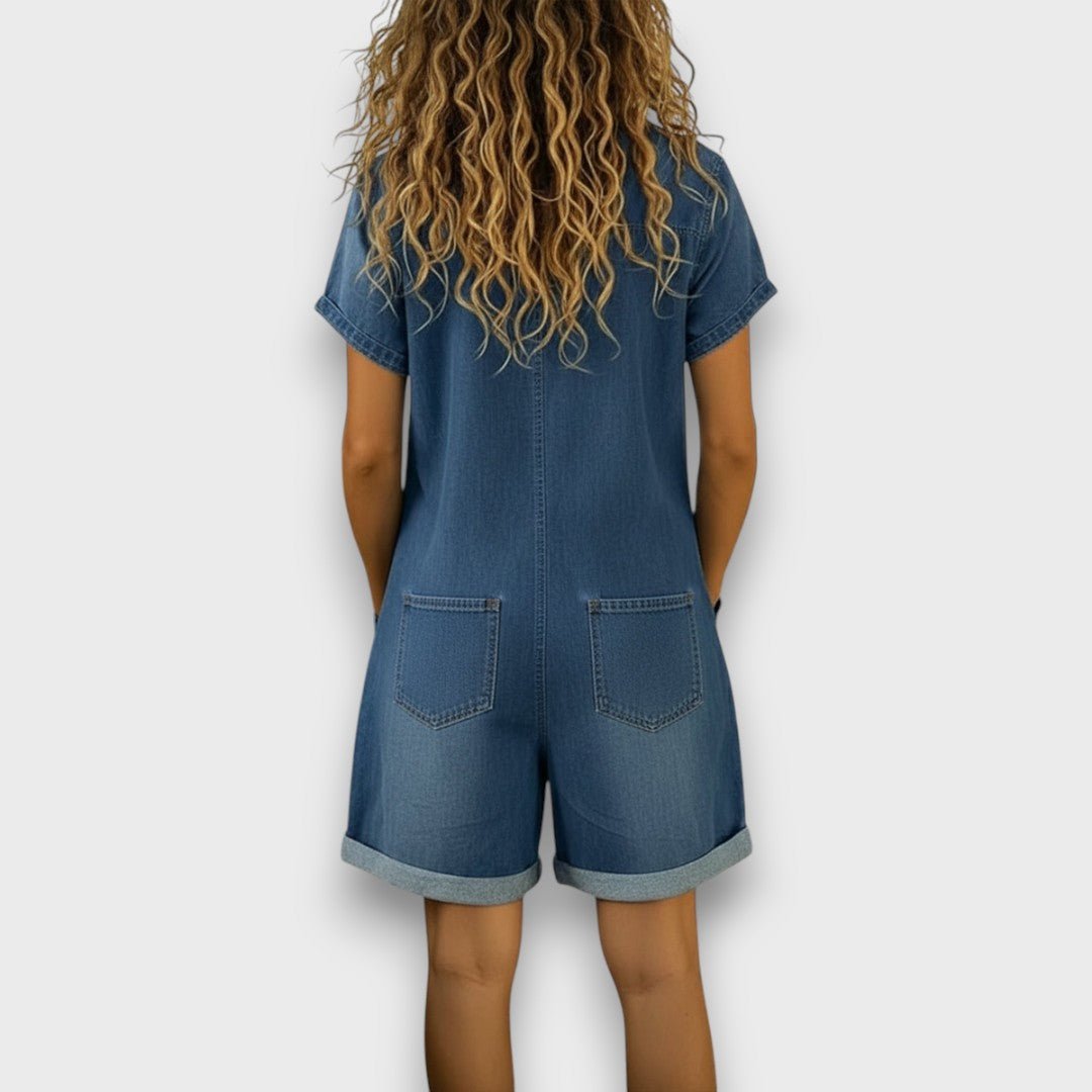 JUNE | Short overalls with wide legs - Liora Melbourne