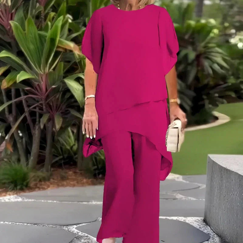 HERLENE | Set with wide-leg pants - Liora Melbourne
